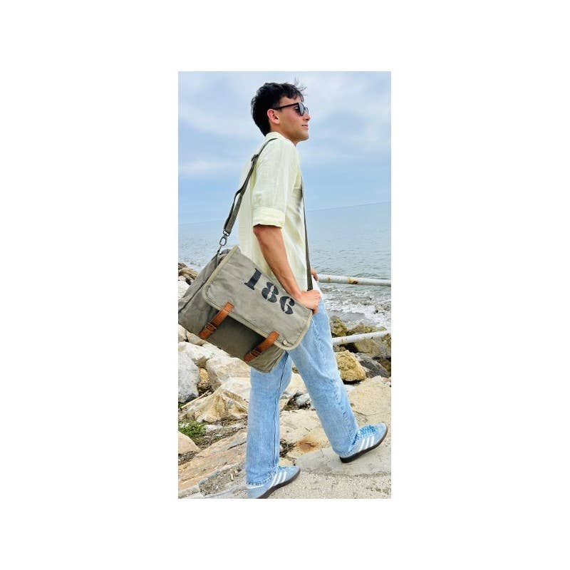 Casa Natura Design SL - Wholesale Shoulder Bag - Unisex - Vintage Messenger Bag SAMFORD XLBA087