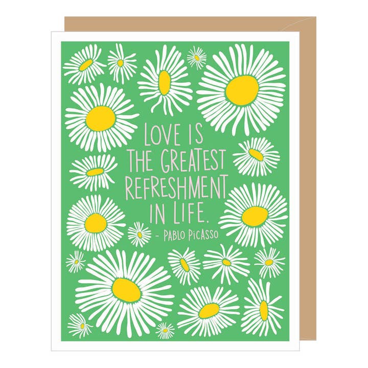 Apartment 2 Cards - Wholesale Wedding Card - Pablo Picasso Quote Wedding/Anniversary Card