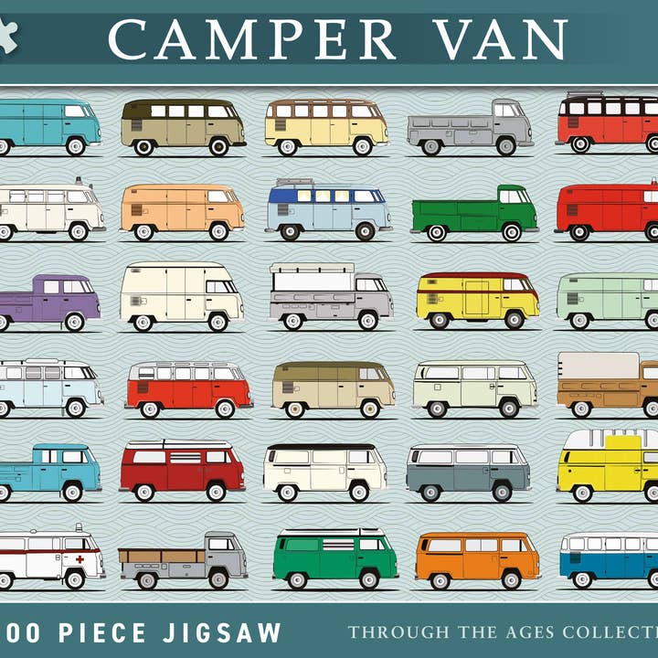 Coach House Partners – wholesale Puzzle – Adult – Camper Van 1000 Piece Jigsaw Puzzle3