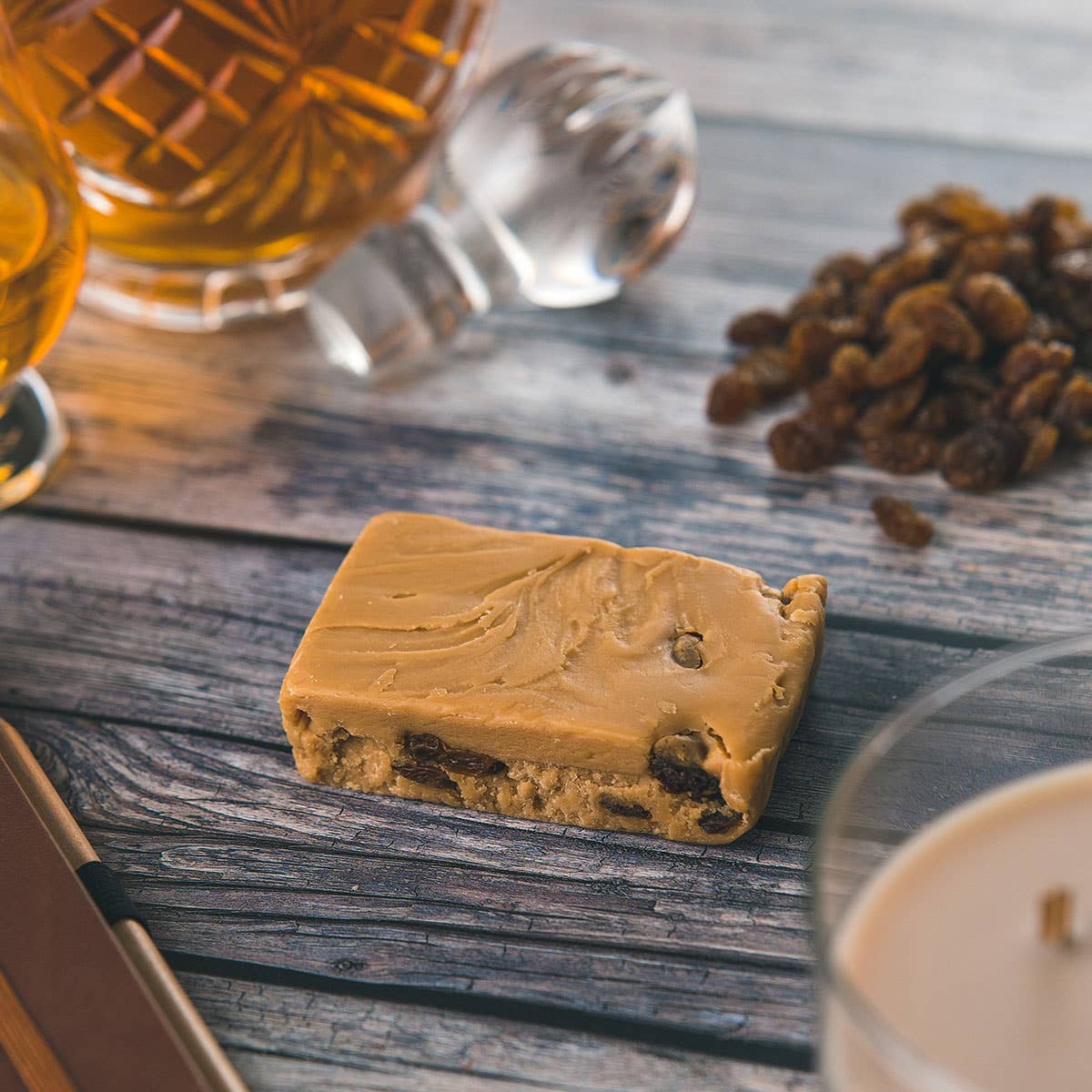 Ochil Fudge – wholesale Fudge – Rum & Raisin Fudge
