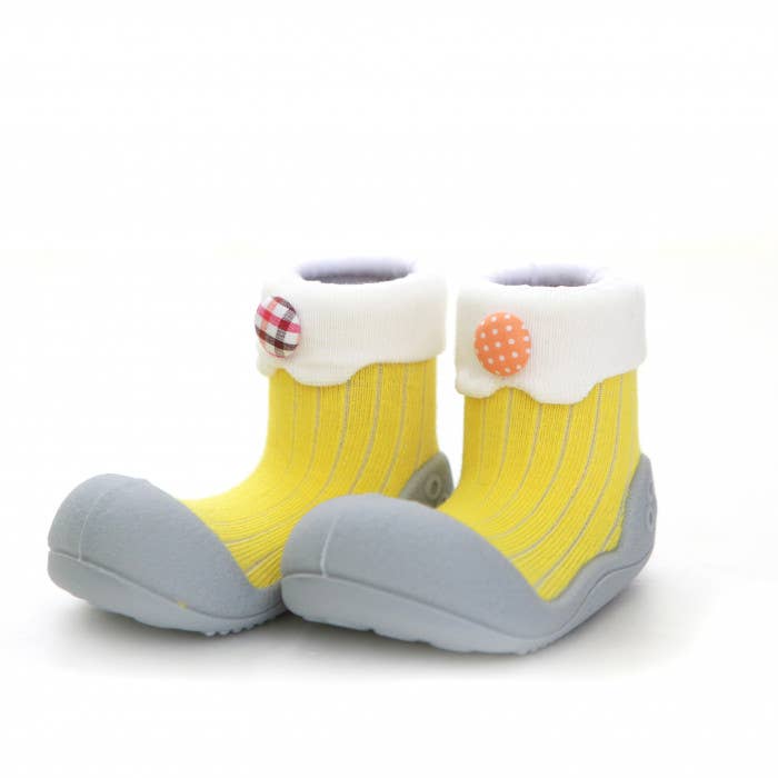 Sucette Attipas jaune - 108 mm pour la vente par Attipas