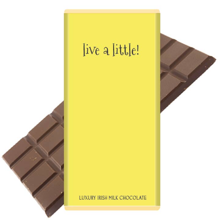 Sweet Living Kilkenny - Wholesale Chocolate Bar - Live a little (L)2