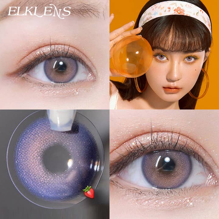 ELKLENS - Wholesale Contact Lenses - ELKLENS Moonlight Purple Prescription Colored Contact Lenses3
