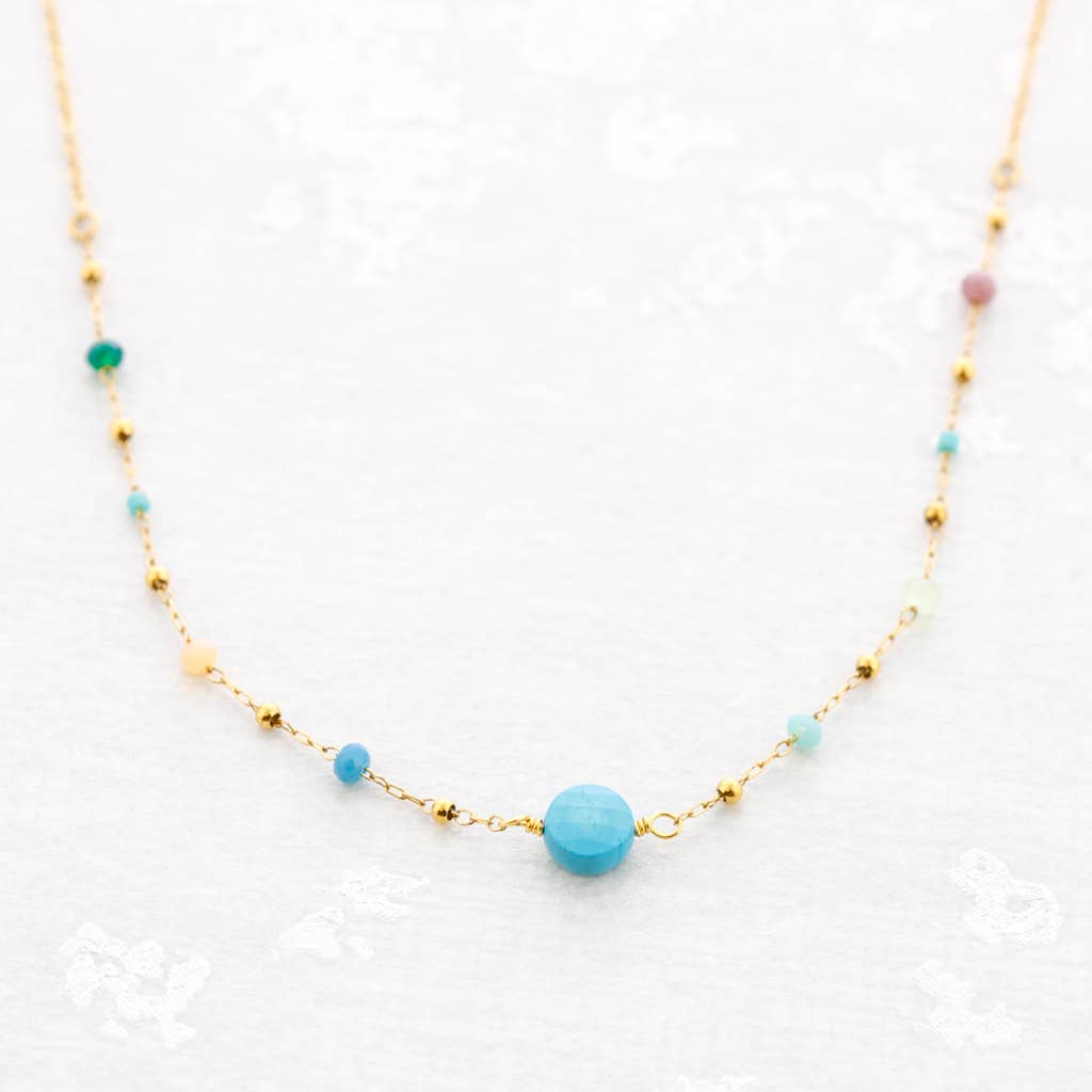 Sonata – wholesale Pendant/charm necklace – Steel Stone Necklace6