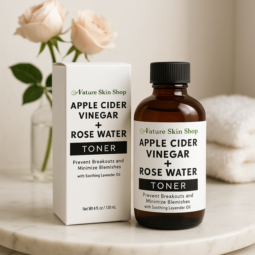Nature Skin Shop LLC - Vendita all'ingrosso Tonici viso - Tonico all'aceto di mele e acqua di rose1