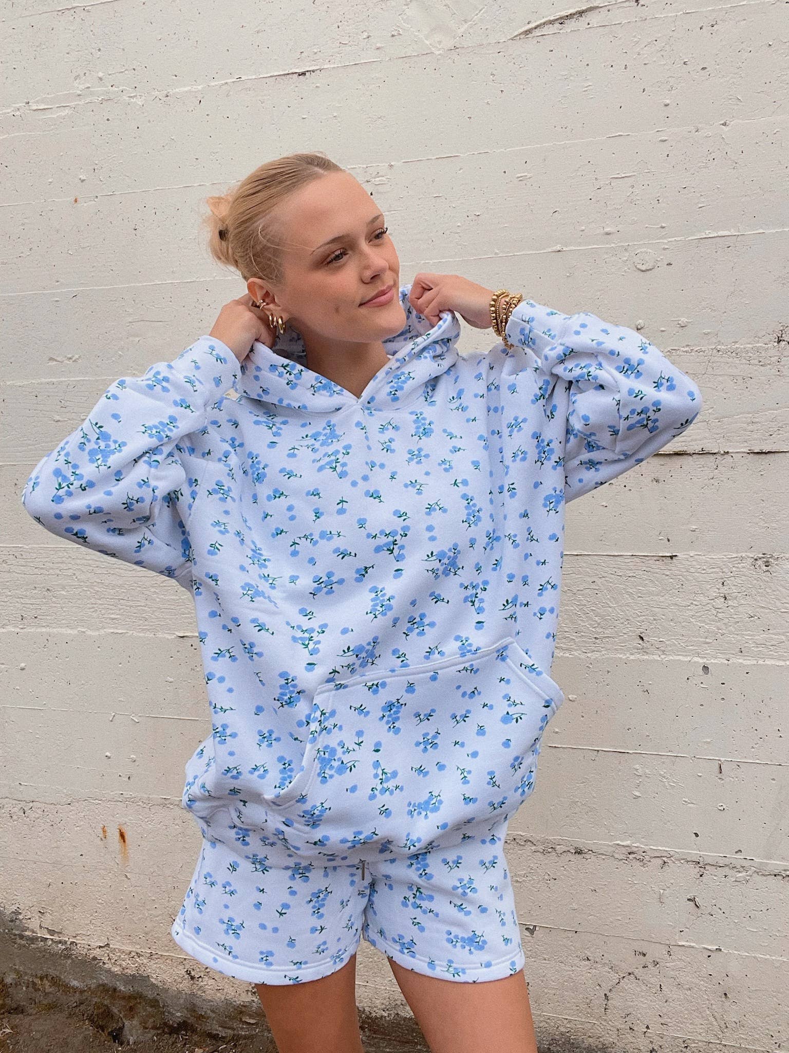 Happy Hour - Wholesale Hoodie - Women's - Floral Hoodie-Customizable(State/City) Embroidery 4