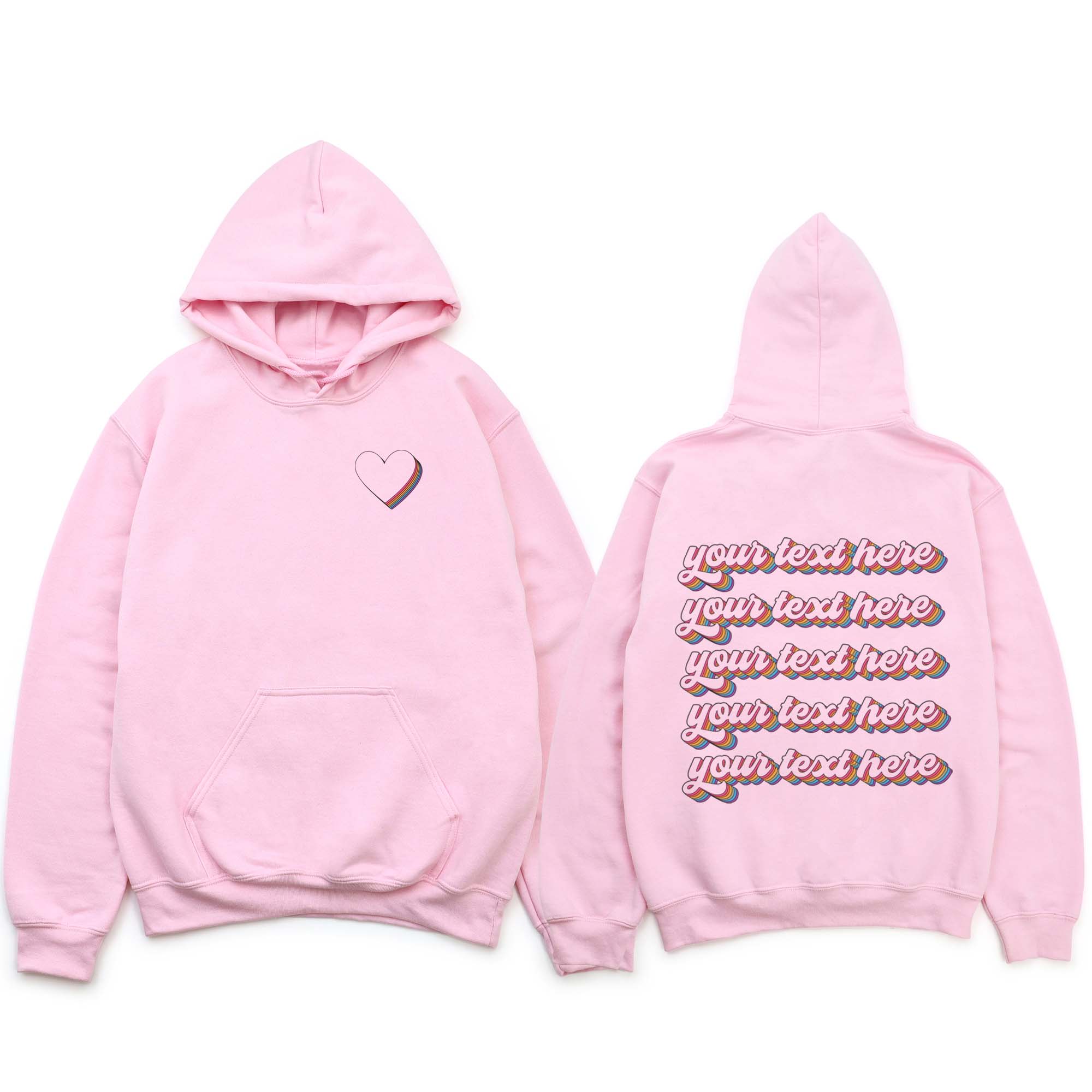 The Funnel Cake Tree - Wholesale Hoodie - Dames - Jouw regenboog op jouw manier - Hoodie op maat17