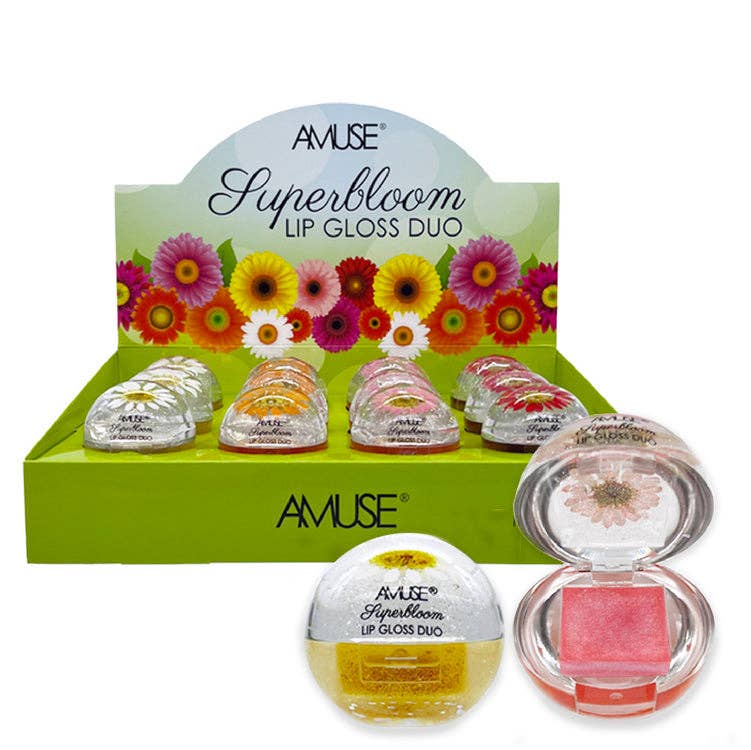 Walana Beauty - Vente Brillants à lèvres et gloss - DUO DE GLOSS À LÈVRES SUPERBLOOM0