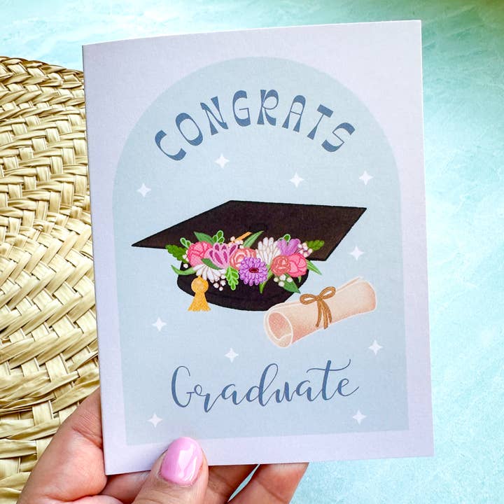 Congrats, Grad - Greeting Card for wholesale by Design Jord
