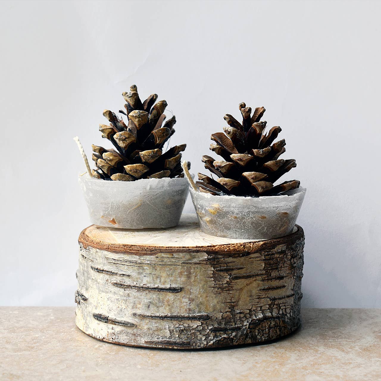 Hunter Gatherer Gifts – wholesale Fire pit – Personalised Bag of 8 kindle cone Firelighters 1