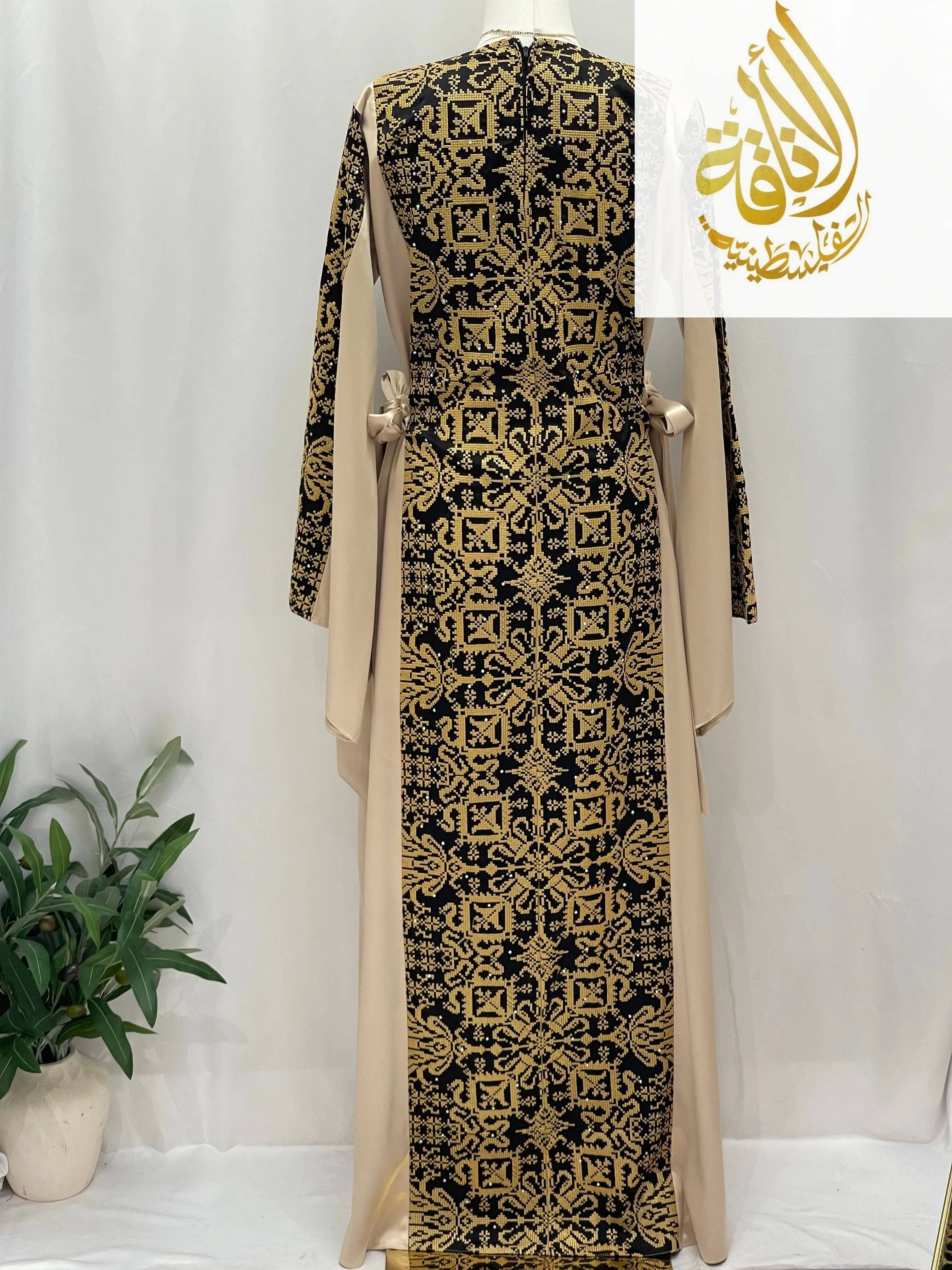 Palestinian Elegance - Wholesale Dress - Women's - Modern Zahra Embroidered Dress | Modest Palestinian Thobe13
