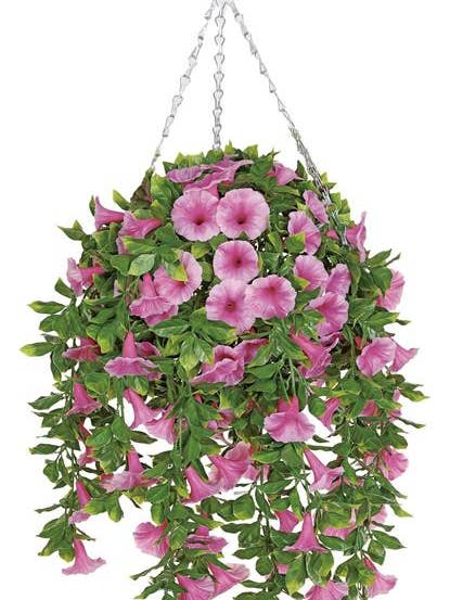 Hanging Petunia Dome, Pink, Uv Proof for wholesale by Select Artificials, Inc.