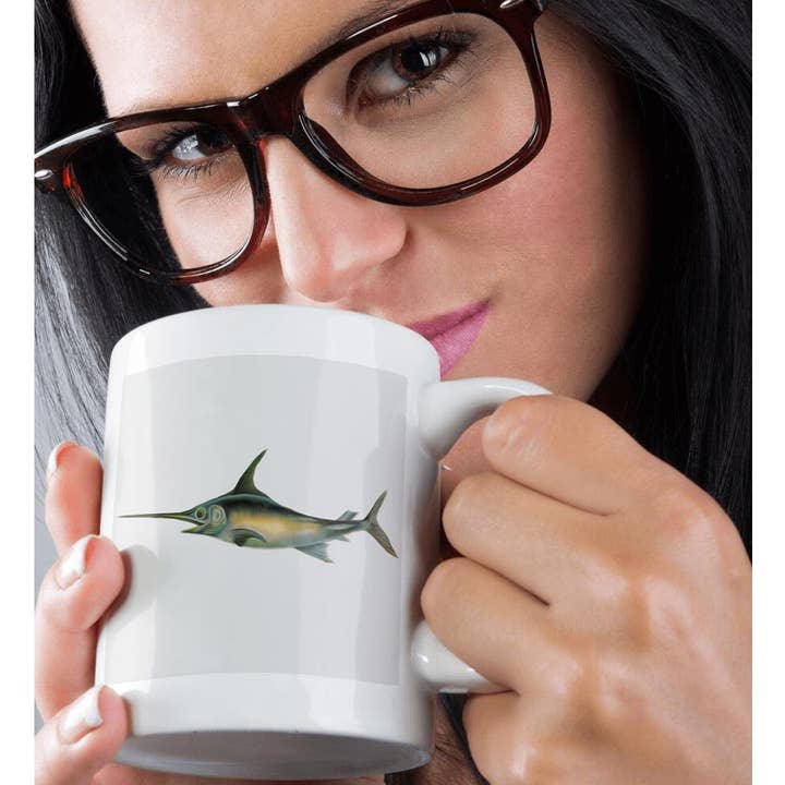3dRose - Wholesale Coffee Mug - 3dRose, Vintage Illustration Of A Swordfish, Mug8