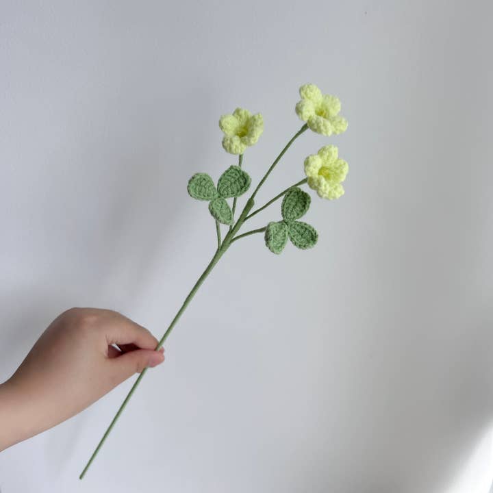 Lilyrosy(Duty free) - Wholesale Artificial flowers - Crochet flower, creeping oxali Handmade Gifts, holiday decor8