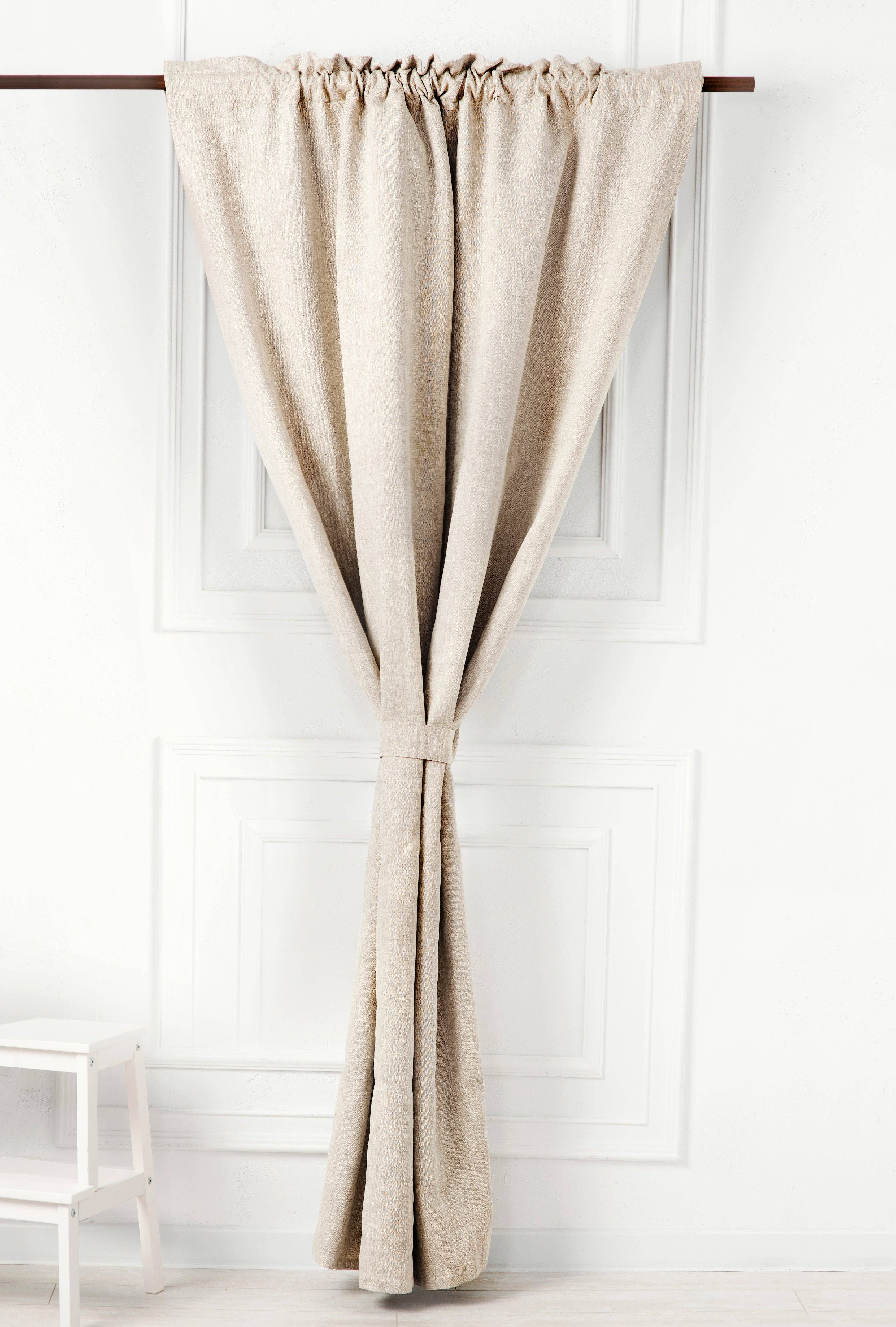 LinenQ - Wholesale Gordijn - Linnen gordijnen met tunnelzoom en verduisterende voering2