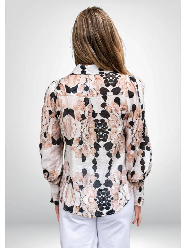 Stellino - Wholesale Buttoned-down shirt – Women's - Tullula Shirt | Beige6