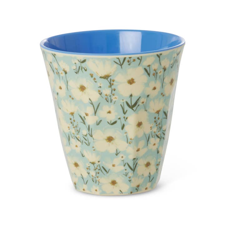 Melamine Mediun Cup - Summer Bloom Print - 8.4oz for wholesale by RicebyRice