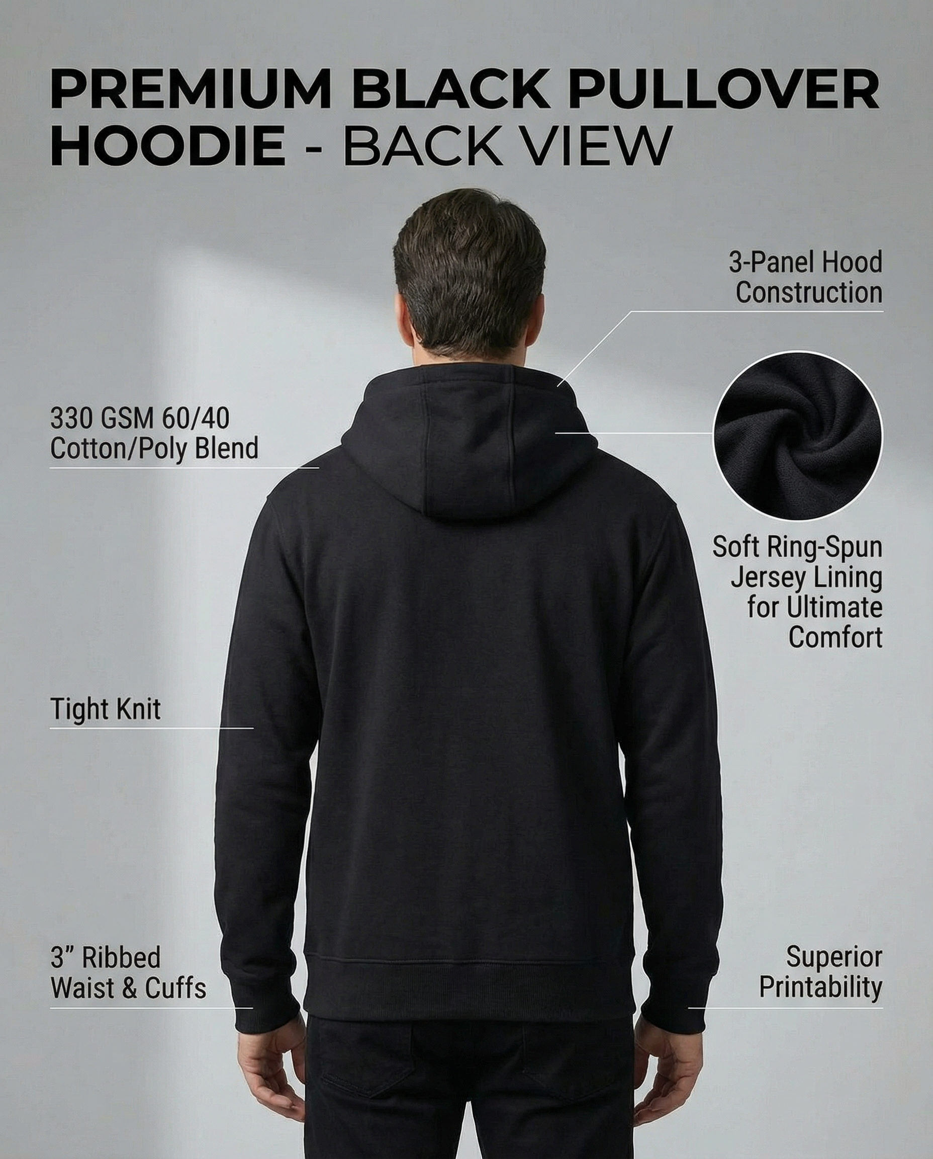 NLJ TRADERS LLC - Wholesale Hoodie - Men's - Pro One Pullover Hoodies. 330 GSM2