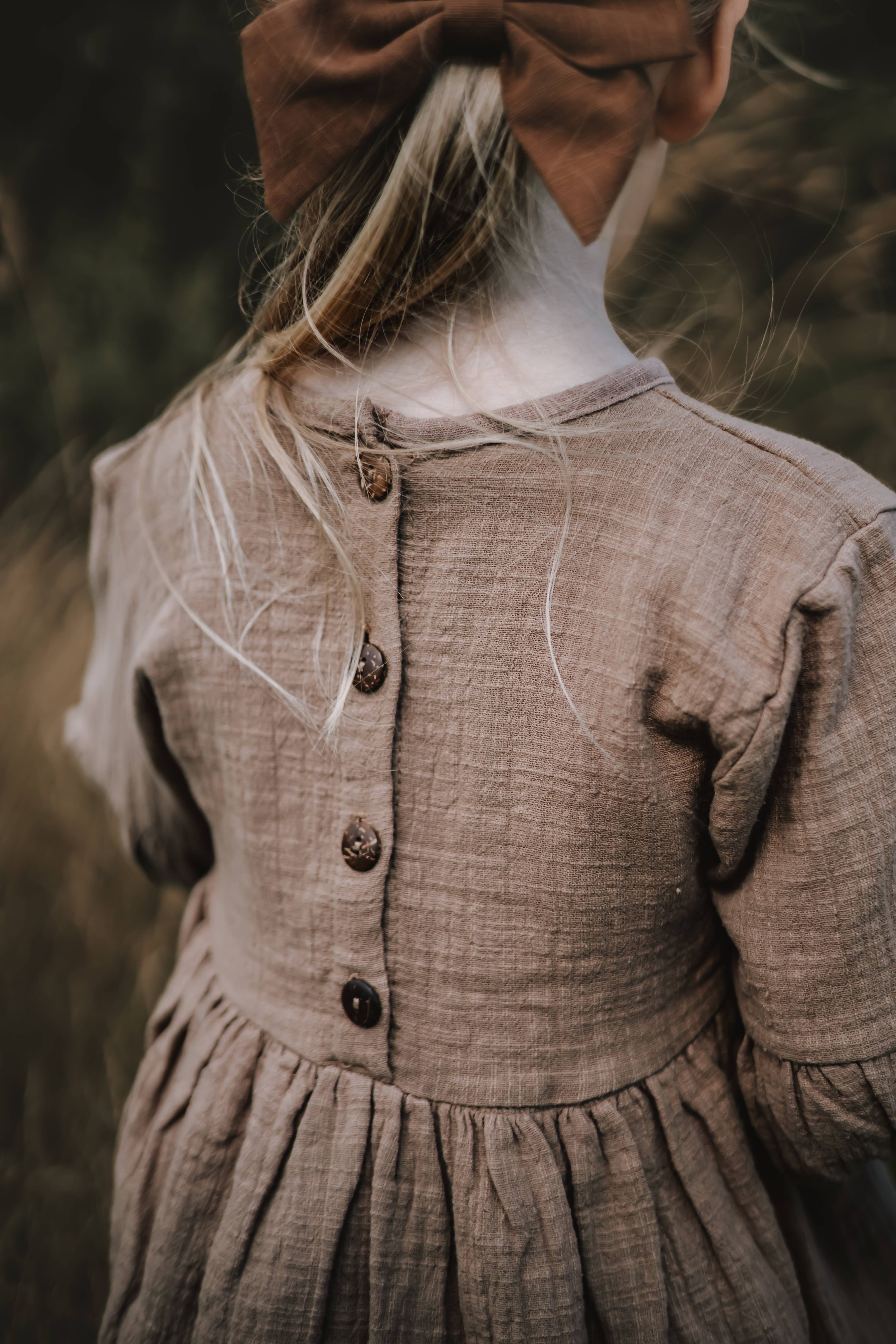 Annie & Charles - Wholesale Dress - Kids - Annie & Charles® organic cotton muslin dress NOAH4