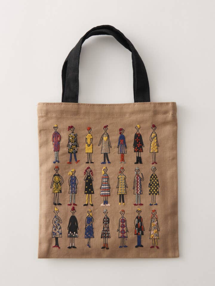Japanese Embroidery Kit Mini Tote for wholesale by 「FUNJI」In Japan