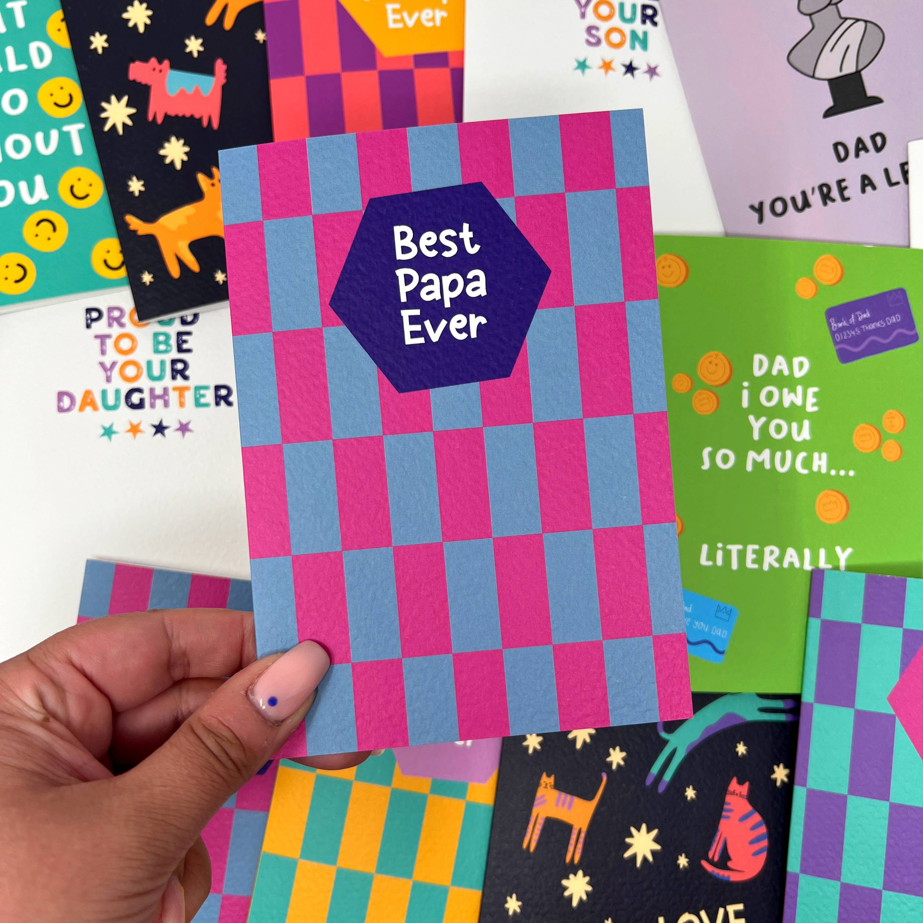 Xoxo Designs by Ruth – wholesale Father’s Day card – Best Papa Ever Card3