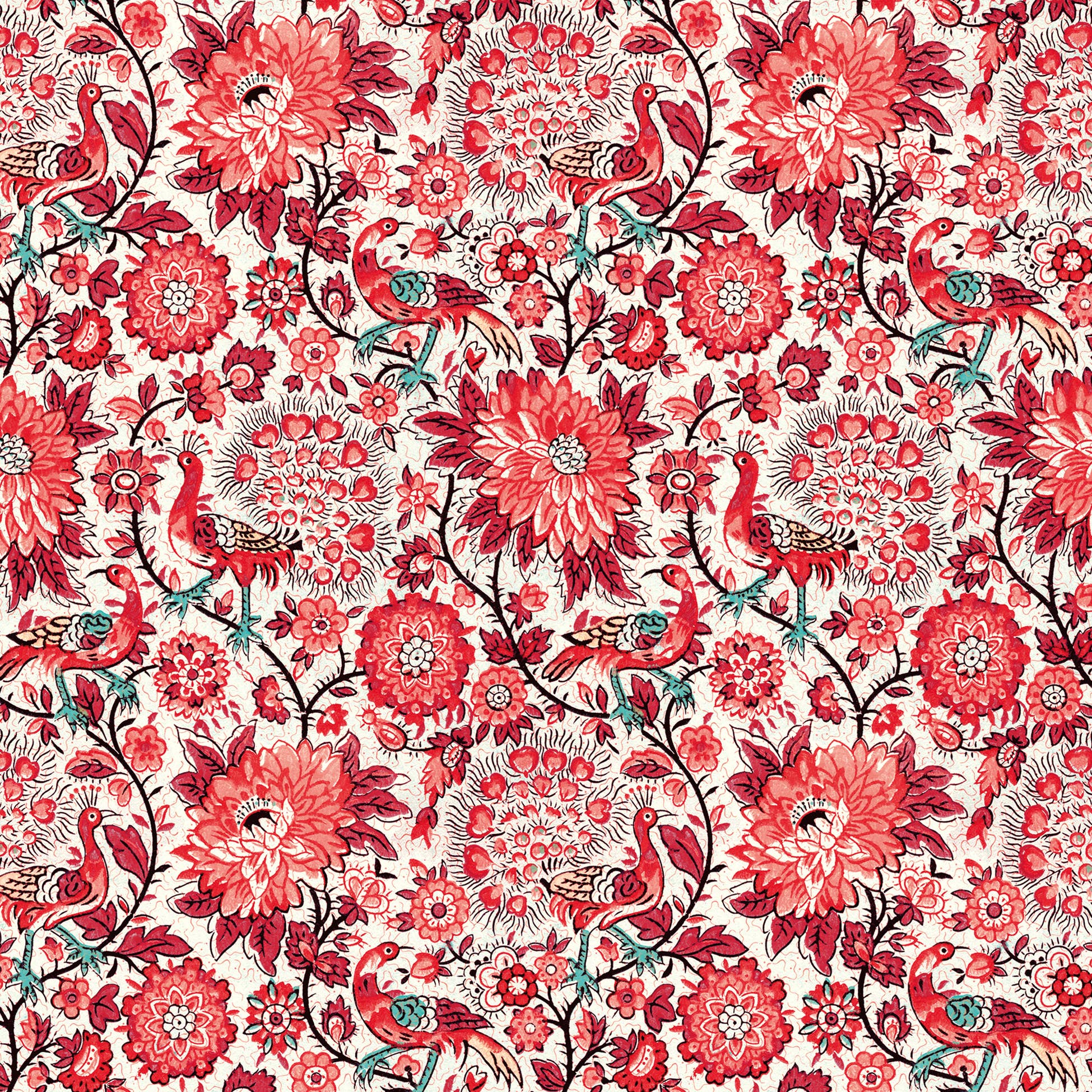 ppd Paperproducts Design GmbH - Wholesale Disposable Napkin - Red peacock 33x33 cm0