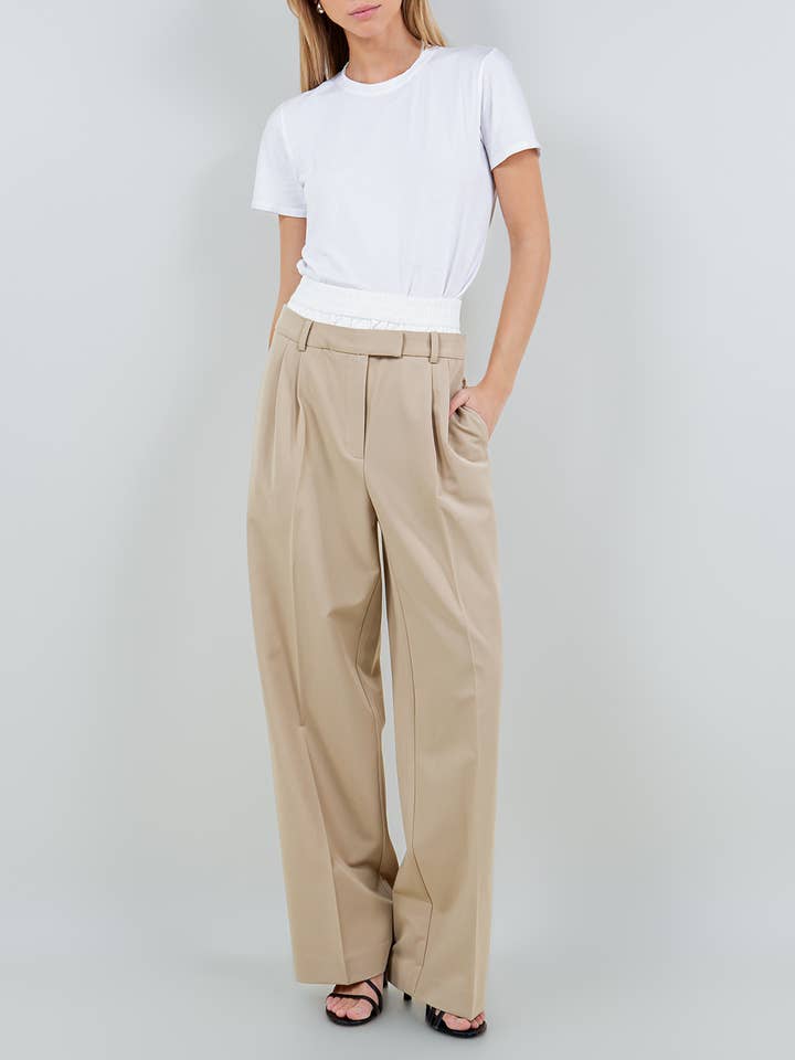 Whiteroom+Cactus - Wholesale Pants - Women's - DOUBLE LAYERED PANTS0