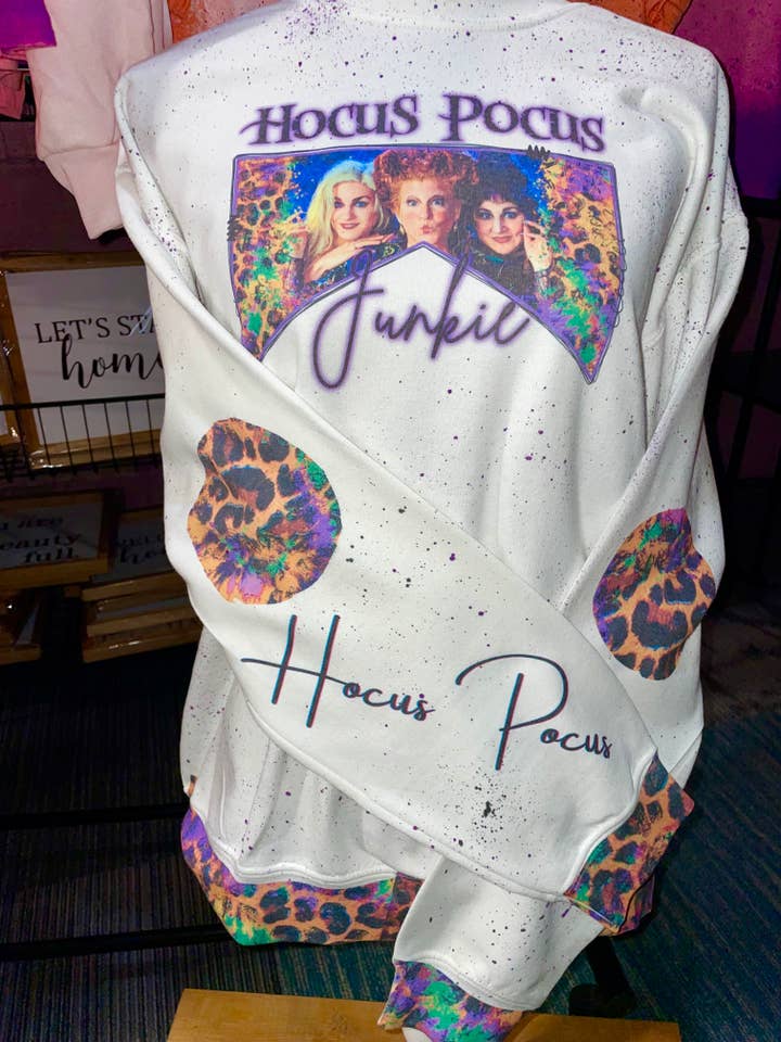 Hocus Pocus Crewneck Sweatshirt for wholesale by Elkinsons Creations