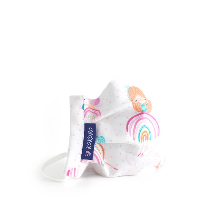 Máscara reutilizável Rainbow | Algodão, ajustável | Adulto por atacado de Kokoro