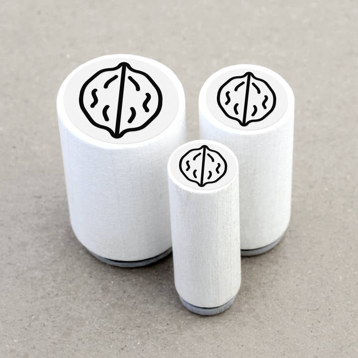 Merry and Bright - Wholesale Rubber/Decorative Stamp - Walnut mini stamp1