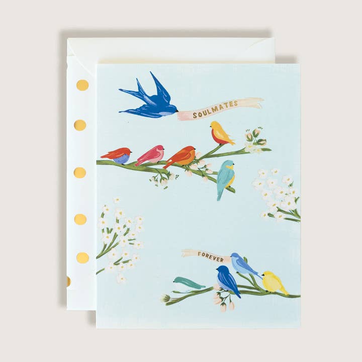 The First Snow - Wholesale Love Card - Soulmates Forever Love Greeting Card0