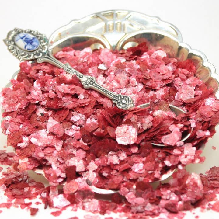 Meyer Imports - Wholesale Knutselbenodigdheden - Red Cinnabar Flake - Natuurlijke mica1