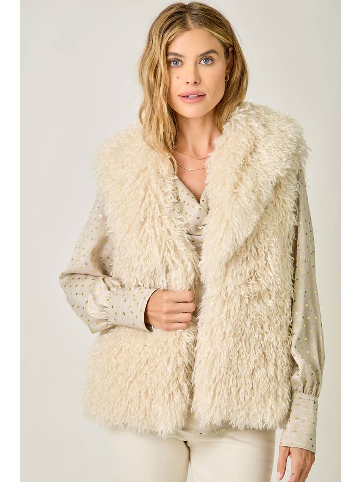 Mystree - Venta al por mayor Chaleco de abrigo - Mujer - Chaleco de Piel Sintética Peluda 612428