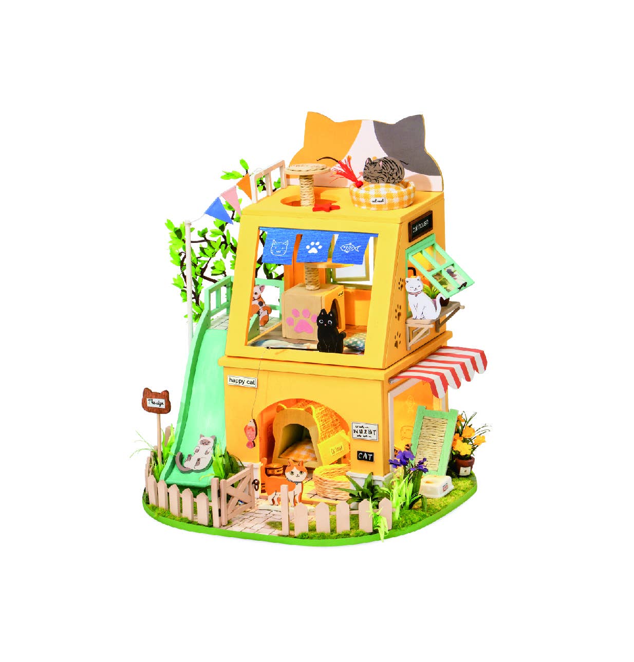 Robotime - Wholesale DIY Craft Kit - DG149 Cat House3