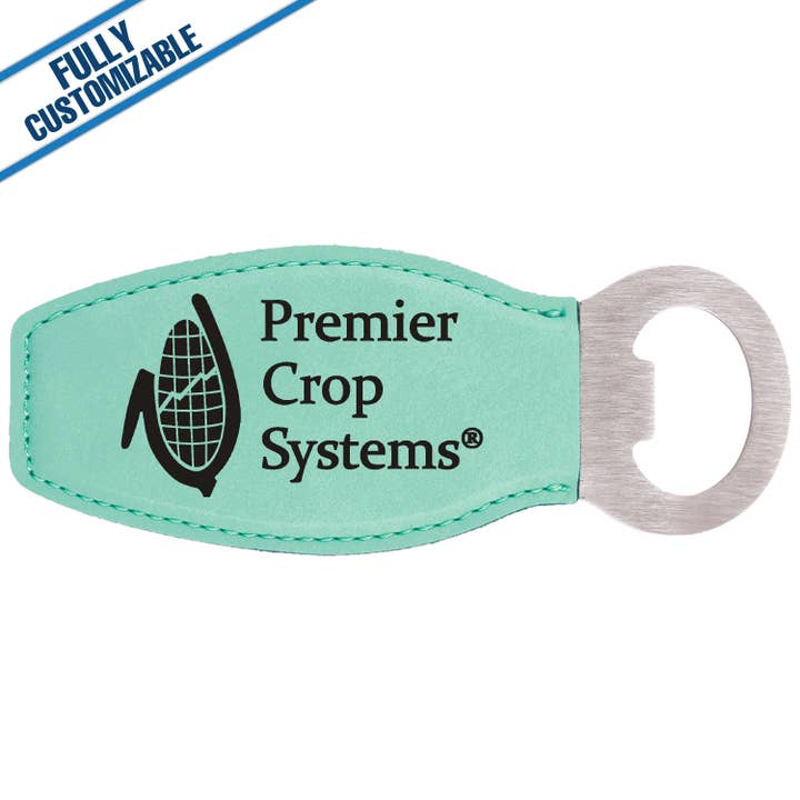 GiftWorksPlus - Wholesale Bottle/Wine Opener - Engraved Leatherette Bottle Opener/Magnet-Fully Customizable8