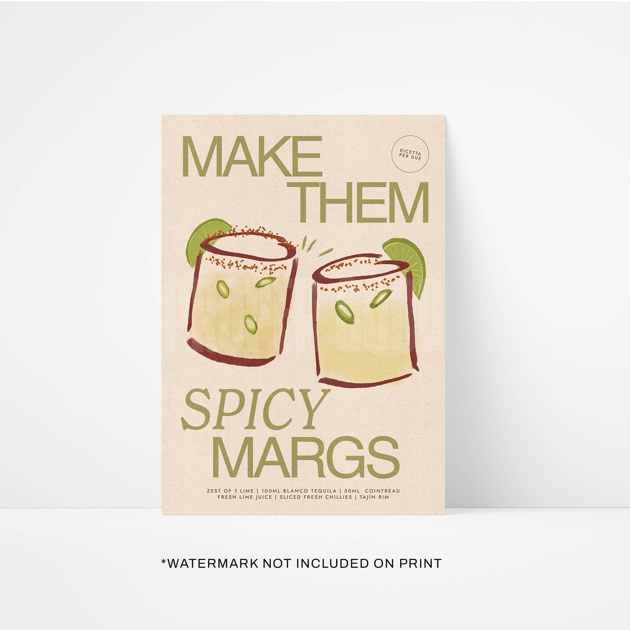 Proper Good – wholesale Art print – Spicy Marg Print1