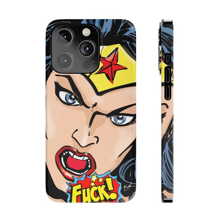 Wonder Fuck! IPHONE-etui fra Haus of Heroes for engroshandel hos Haus of Heroes