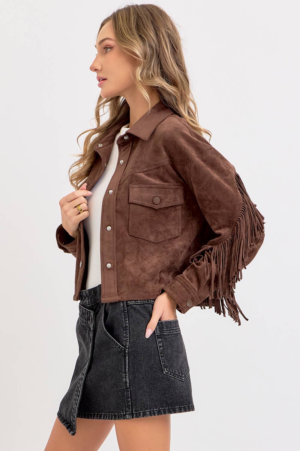 Sweet Lovely by Jen – Großhandel Hemdjacke/Shacket – Damen – Western-inspirierte Wildleder-Shacket77