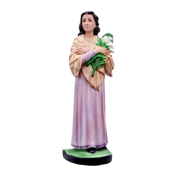 Statue of Saint Maria Goretti 30 cm in resin made in Italy for wholesale by ArteSacraCaravaggio