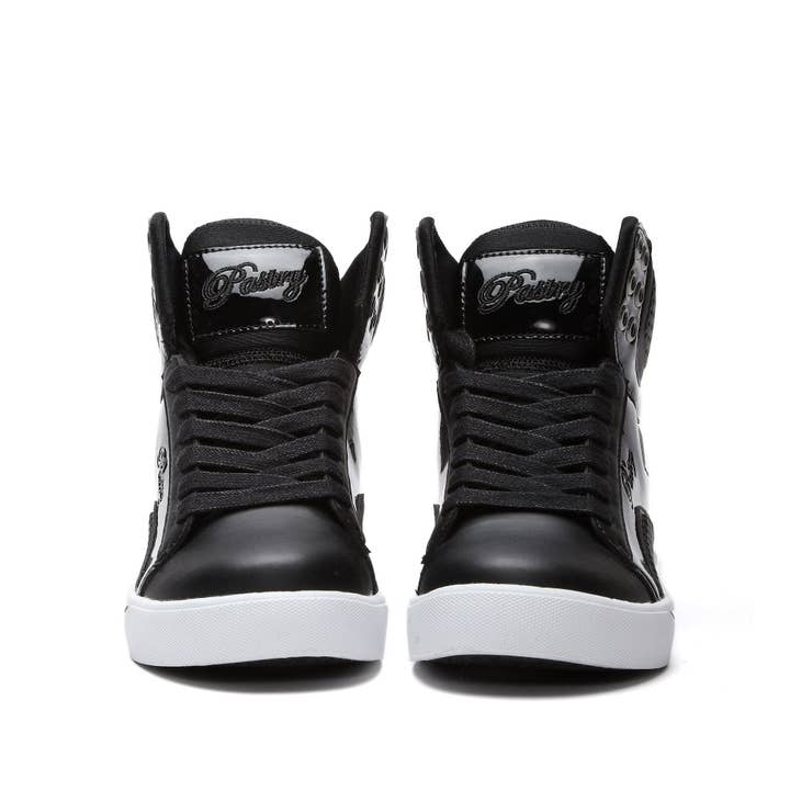 Black White Pastry Pop Tart 2.0 Youth Sneaker in Black/White for wholesale on Faire