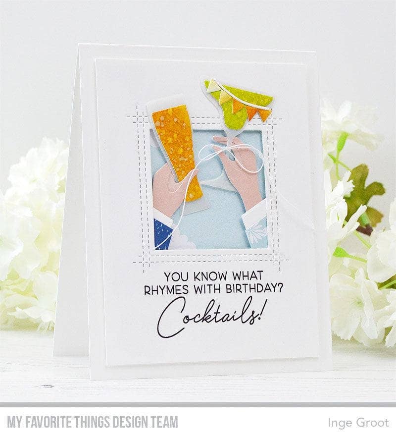 My Favorite Things - Wholesale Verjaardagskaartje - Hef een glas20