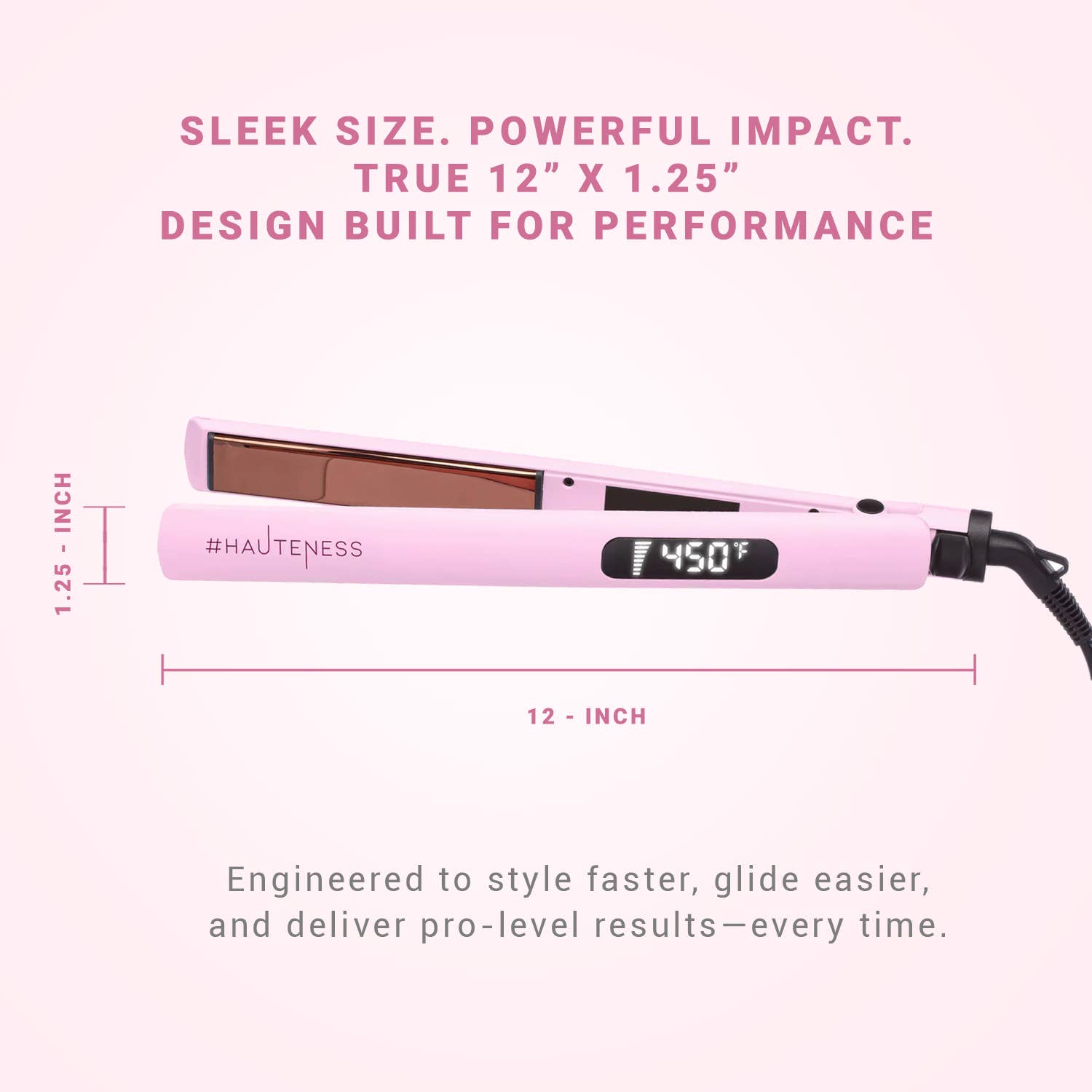 Glister - Wholesale Straightener/Flat Iron - Digital "Max Length" 1" Flat Iron8