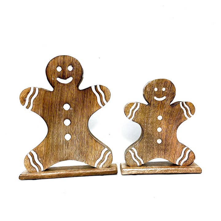 Mira Fair Trade - Wholesale Christmas Decoration - Gingerbread People (Set of 2)1