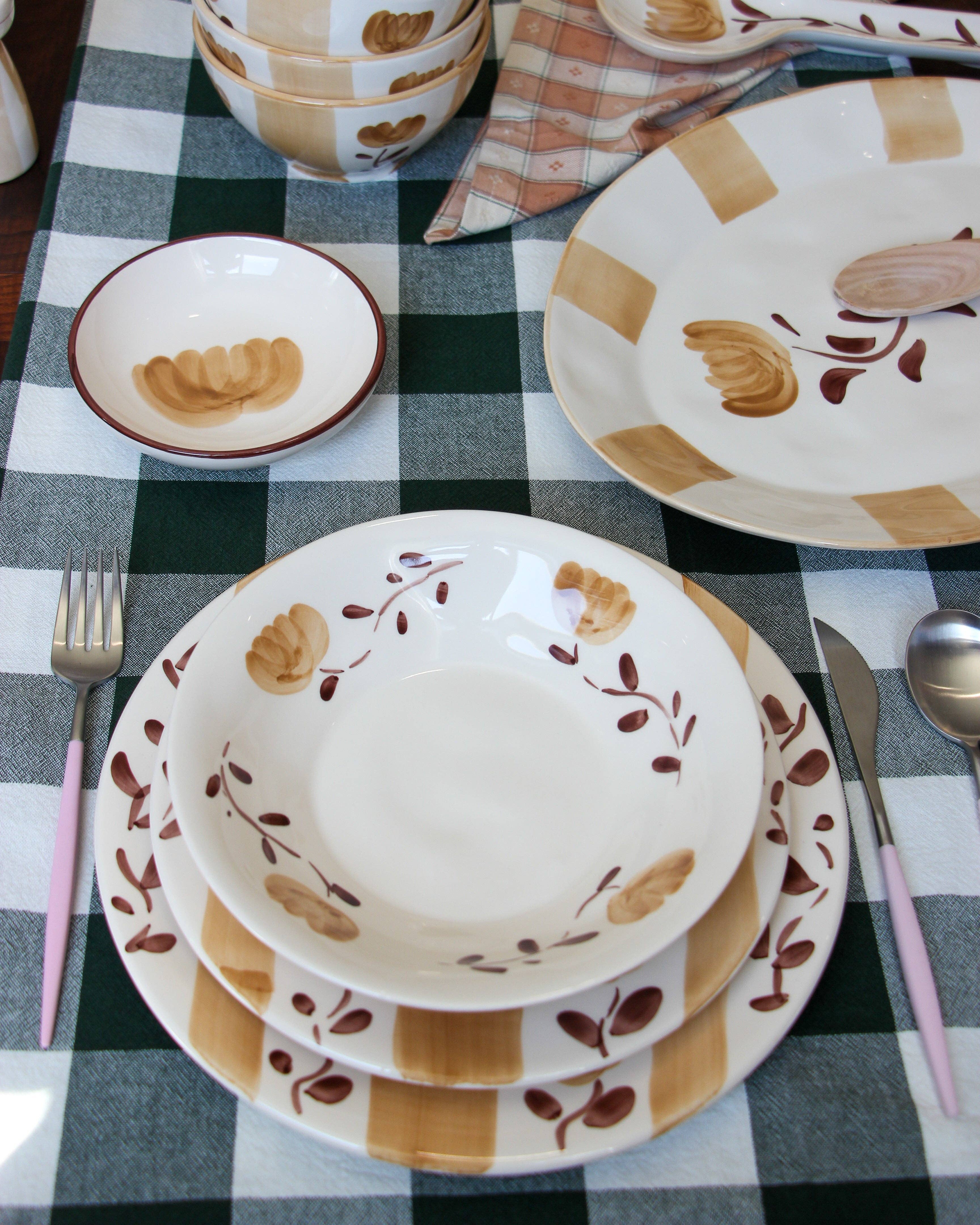 Pó de Barro – Prato por atacado – Prato de Jantar de Cerâmica Dolce Latte5