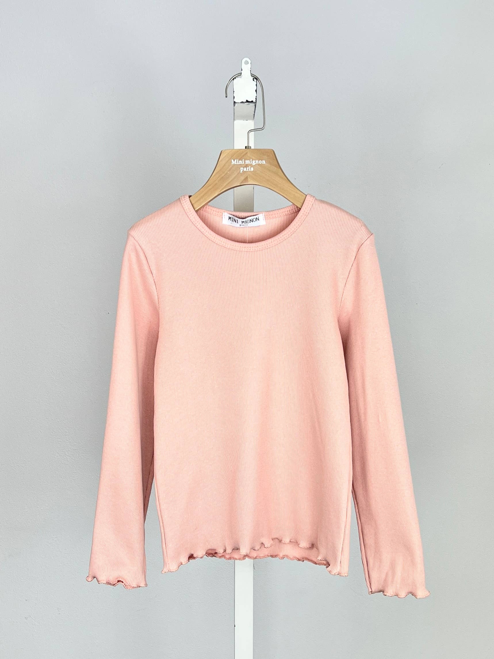 MINI MIGNON PARIS - Wholesale T-Shirt - Kids - Girls' long sleeve cotton ribbed t-shirt5