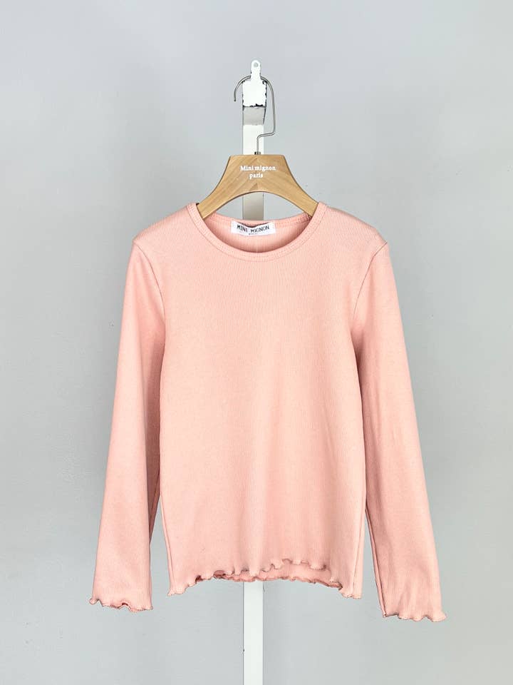 MINI MIGNON PARIS - Wholesale T-Shirt - Kids - Girls' long sleeve cotton ribbed t-shirt5