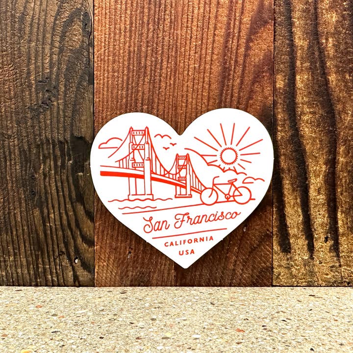 Pegatina Golden Gate Sunset para venta al por mayor de Local Notion