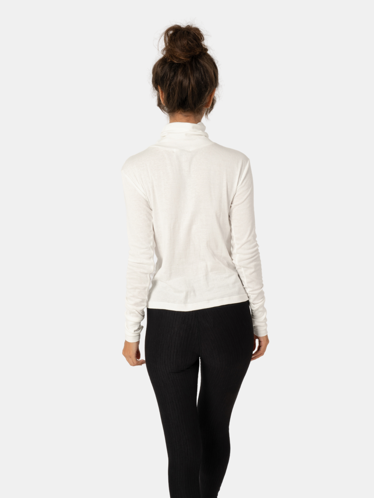 Hands To Hearts - Wholesale Knit Top - Women's - Reversible Knotted LS Turtleneck Azure24