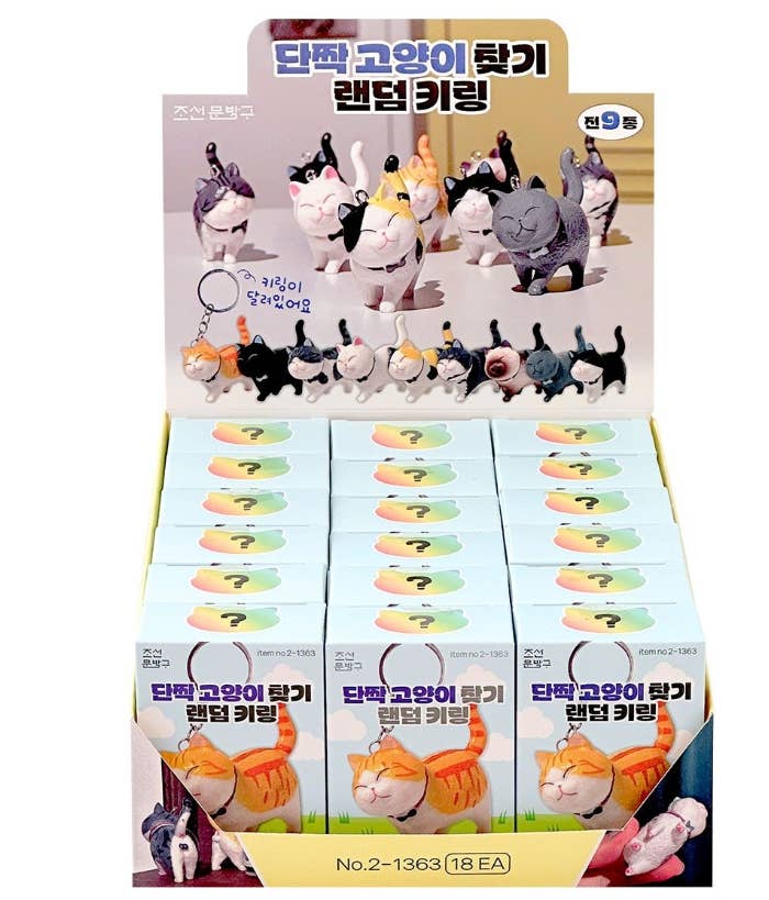 K-Wonderland - Wholesale Keychain - Unisex - Best Friend Cat Figure Collectable Keyring Random Box9