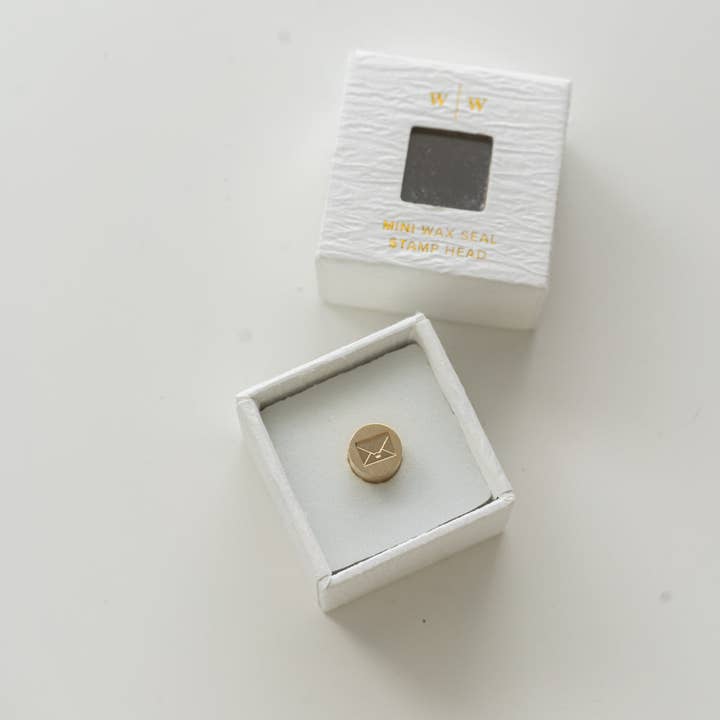 Written Word Calligraphy - Wholesale Rubber/Decorative Stamp - Lettermail 9mm Mini Wax Seal Head (Envelope)1